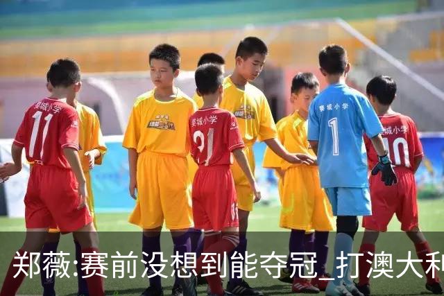 郑薇:赛前没想到能夺冠 打澳大利亚队消耗巨大